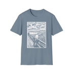 Edvard Munch's Scream Forgot to Socialize the Kids Parody Graphic Tee